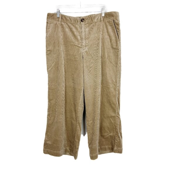 NWT LOFT The Wide Leg High Rise Curvy Corduroy Pants Plus Size 33 16 NEW - Picture 1 of 11